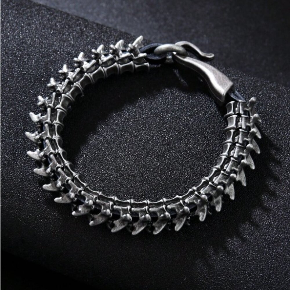 Vertebrae Bracelet - Gothic Stainless
